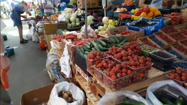 Цены на московском рынке.Покупки.В парк за прохладой. На Коптевском рынке