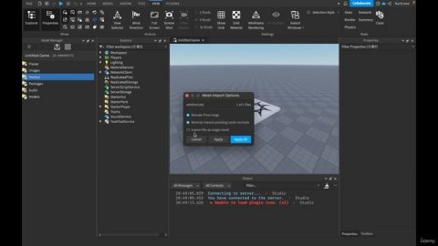 125. Importing to Roblox Studio