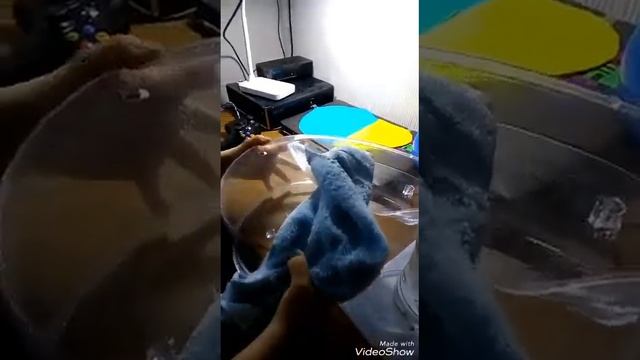 моем аквариум черепашек