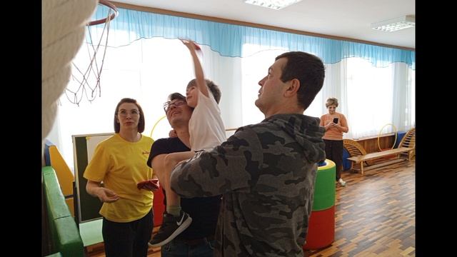 Эстафета "Супер папа"