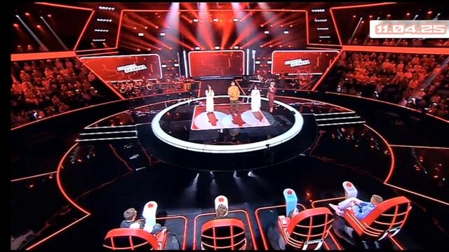 Голос 13 сезон 11 выпуск 11.04.2025 этап Нокауты смотреть онлайн шоу талантов на первом канале

11 а