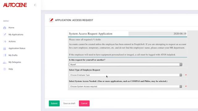Siemens - Secure Building Access Request Management