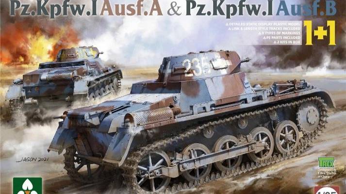 Распаковка Takom 1/35 2145 Panzer I Ausf.A + Ausf.B