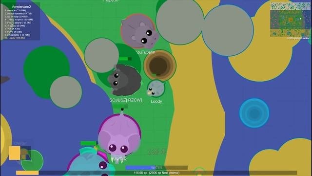 One MAGIC HIT And Your XP Is Mine In Mope.io