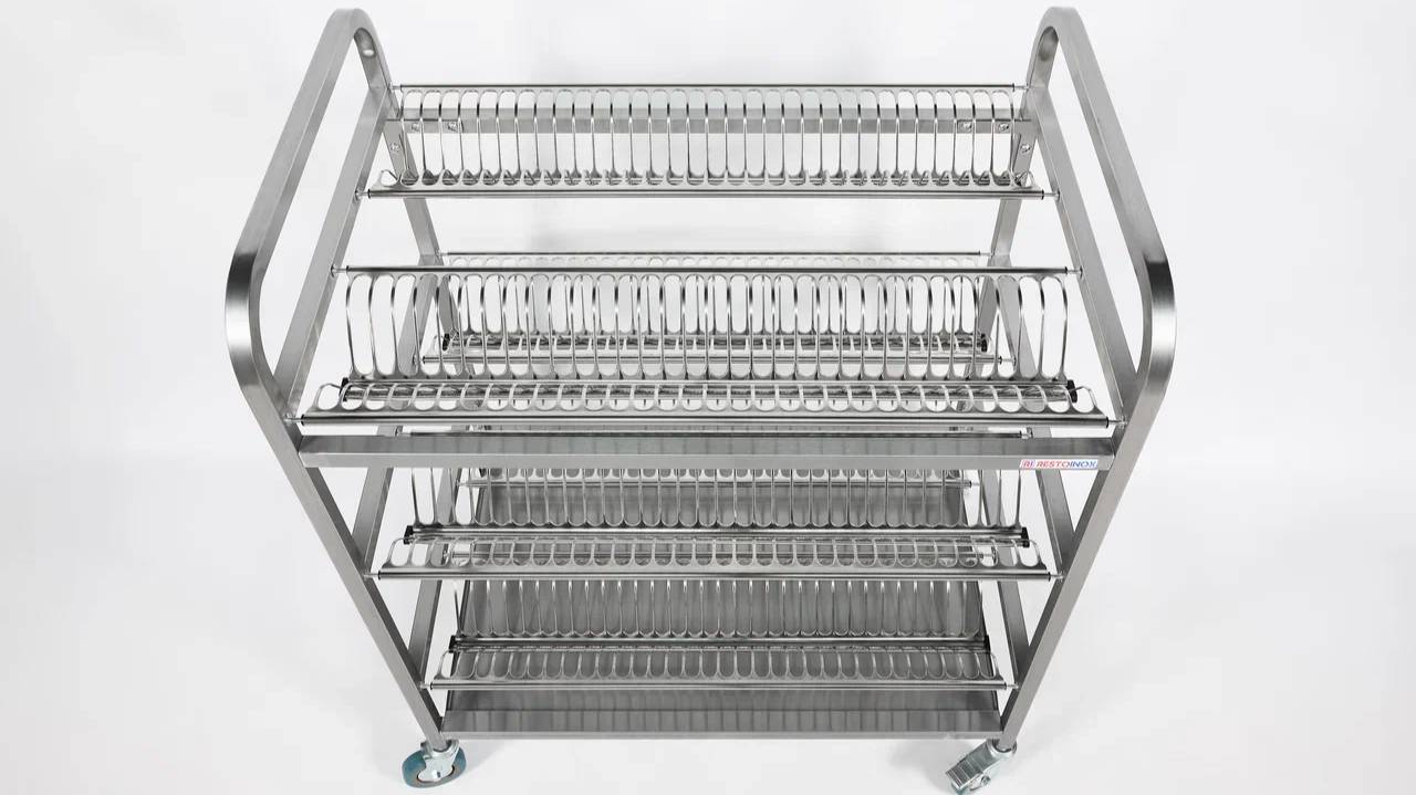 ТЕЛЕЖКА ДЛЯ СУШКИ ТАРЕЛОК RESTOINOX ТСТ-3