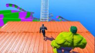 GTA 5 :- Waterslide Challenge In Aquapark #1 (Spider man , iron Man , Hulk , Gameplay GTA 5)Ep 46