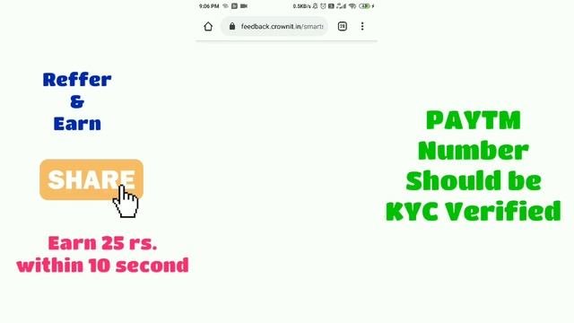Crownit New Survey on Sofit Soya Milk || Earn 25 rs. Paytm on Every Number (For All Accounts)