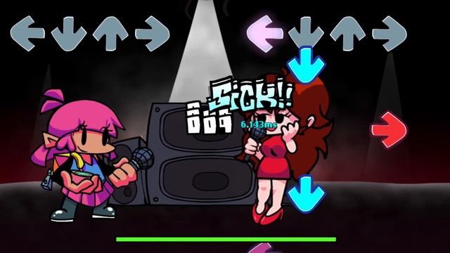 the fnf song of "dragon puppet duet"