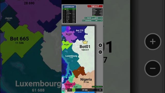 Territorial.io Бот захватил всю землю