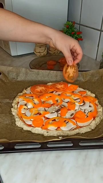 ну здравствуй, пятница! пп-пицца🍕 #рецепты #ппрецепты