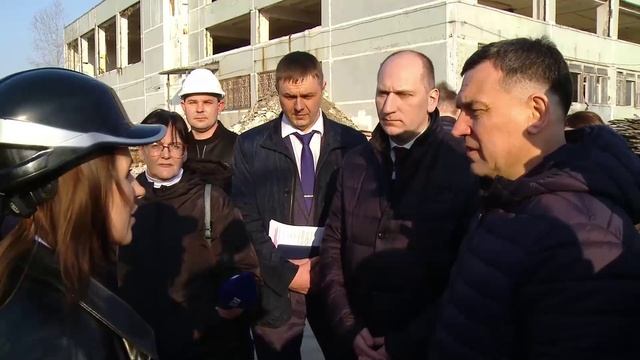 (10.04.2025) Вице-губернатор Сергей Кузнецов в Комсомольске посетил социально важные объекты