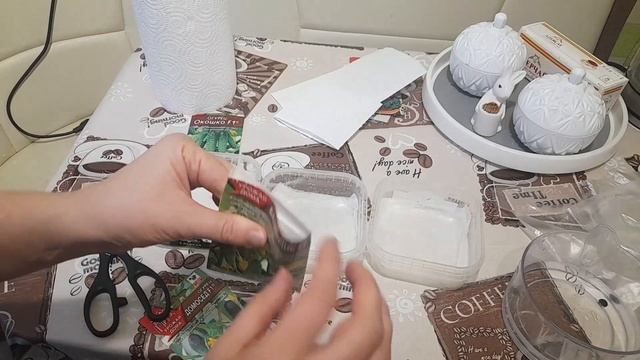 Готовим сразу на два дня__занимаемся рассадой огурцов__кажется я заболеваю
