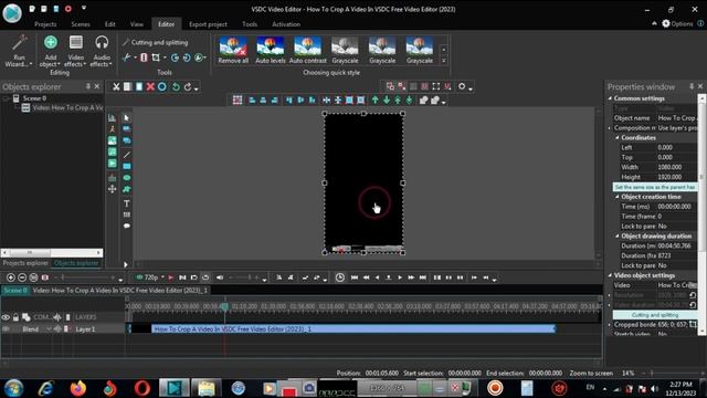 Create YouTube Shorts From Existing Video On PC Using VSDC Free Video Editor (2023)