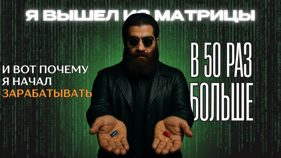 ℹ️ Я вышел из матрицы и начал зарабатывать в 20 раз больше | Практический Метод. Арсен Маркарян