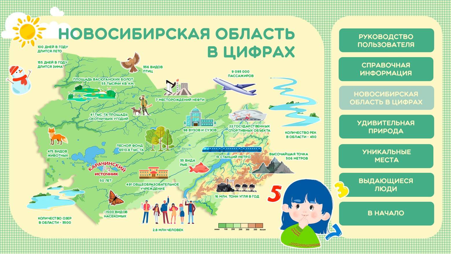 В СГУГиТ разработан интерактивный атлас Новосибирской области для детей