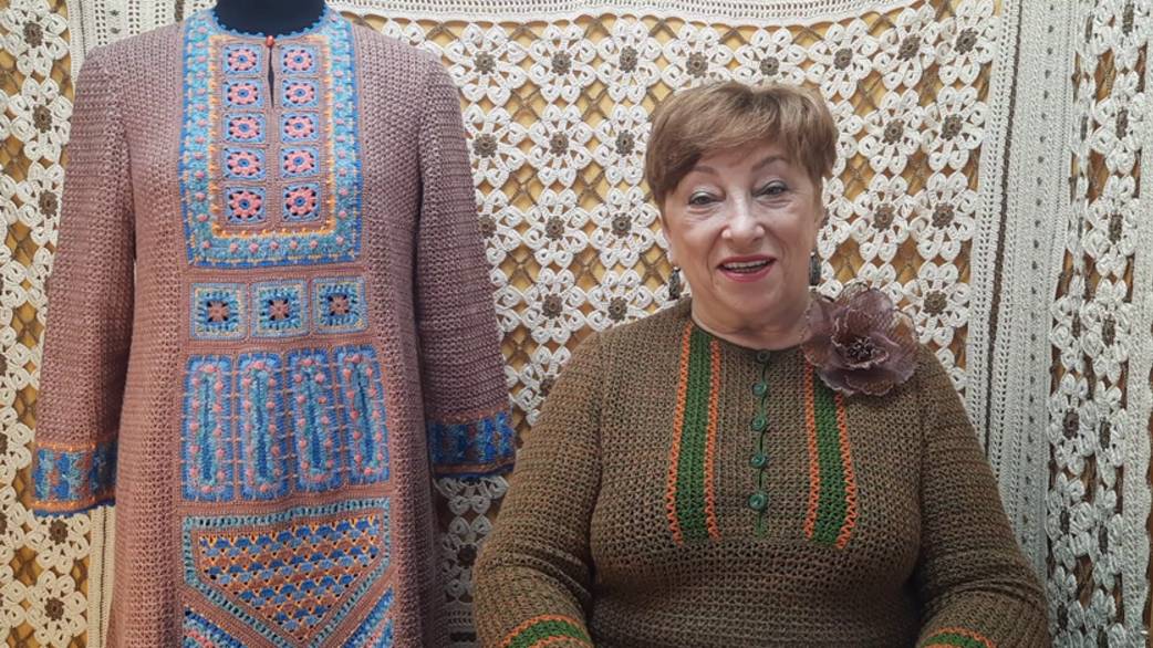 Платье "Финифть". Мастер-класс по вязанию крючком от О. С. Литвиной.