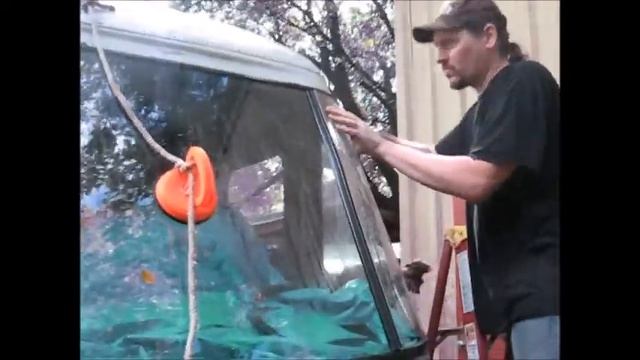 Installing the Corner Windows on our 1957 Grumman-Olson Step Van.Part 5 KurbSide