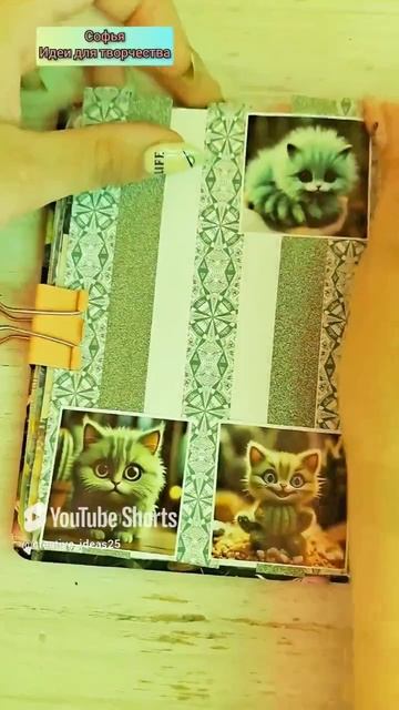 cactus🌵mini journal with me🌵#scrapbooking #journaling #asmr