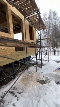 Видео с нашей площадки объекта по адресу: Московская область, Трудовая Южная.