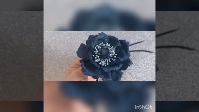 мастер класс. цветок мак из ткани