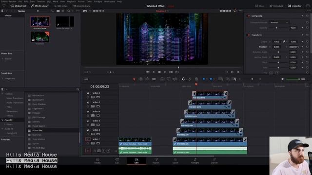 EASY Ghosted Effect on Davinci. PERFECT for Music Videos. (Using Resolve)