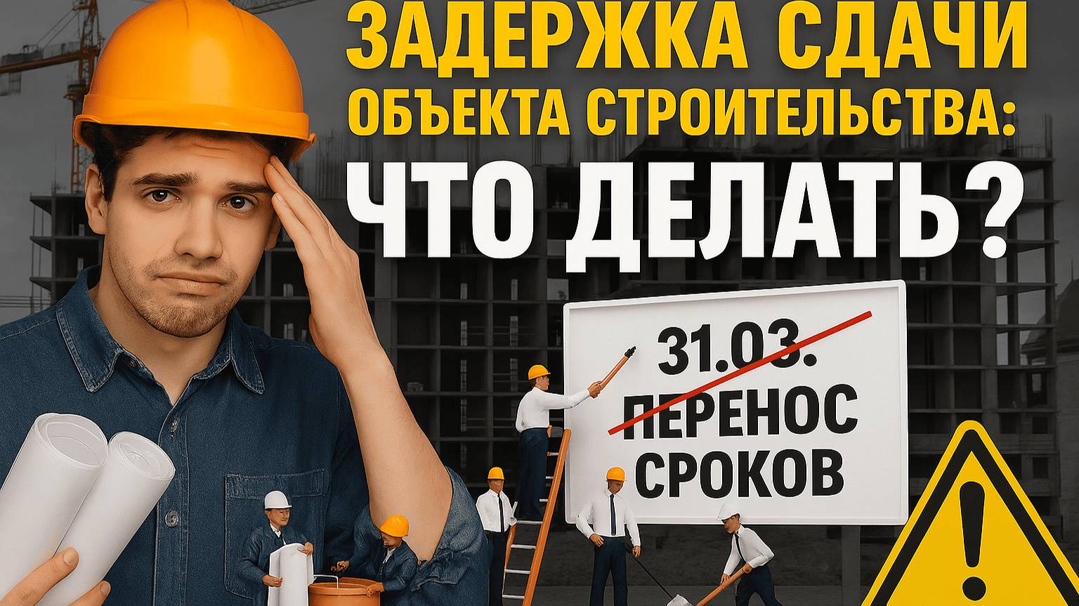 Застройщик нарушает сроки: что делать?
