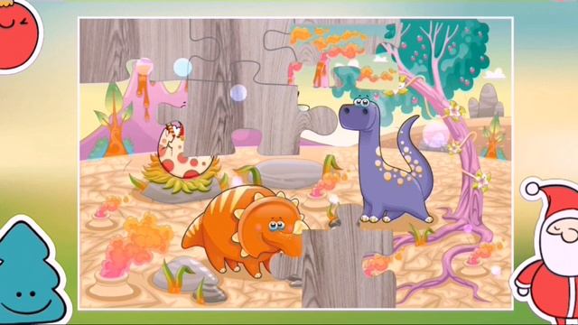 Dinosaur puzzle for children's - Dino's puzzle fun