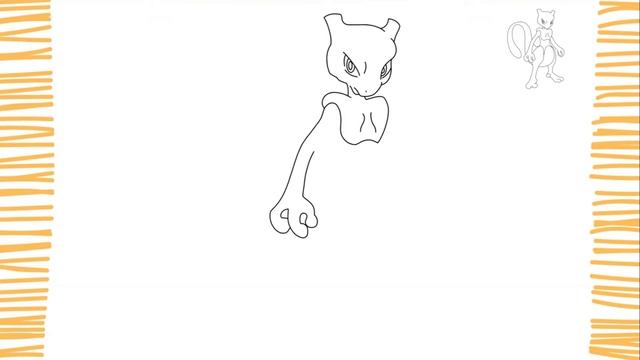 КАК НАРИСОВАТЬ Мьюту  I Pokémon