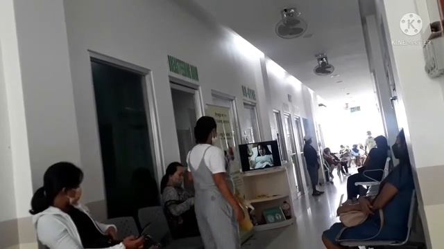 MY prenatal check up in UBAY BOHOL. ( with my hubby)