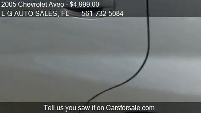 2005 Chevrolet Aveo Special Value 5-Door - for sale in BOYNT