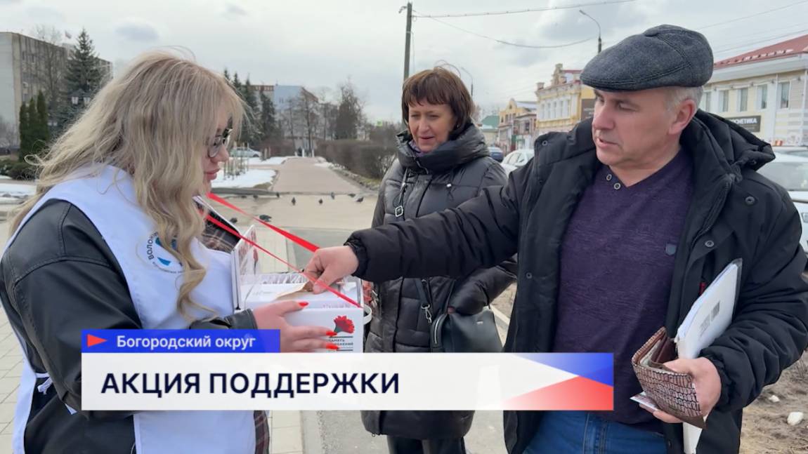 Богородск присоединился к акции «Красная гвоздика»