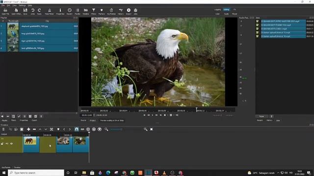 Shotcut #17 - Cara menghapus area kosong di timeline shotcut | Video editor pc gratis no watermark