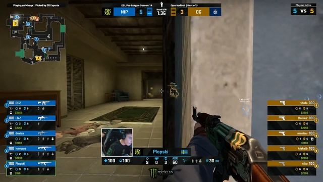 QUARTERFINAL HYPE! - ESL Pro League Season 14 Official Highlights - OG vs. NiP