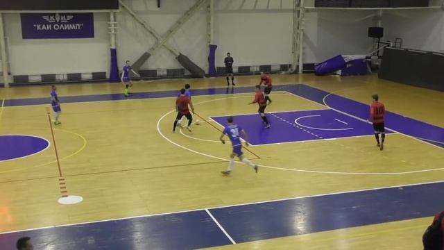 НМФЛ 2017-18. Казань. 2-й тур. Спарта vs Штурм. 1:1 (1-й тайм)