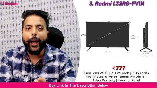 Best 32 Inch TV In India 2023 ✅ Best Smart TV Under 15000-25000  ✅ Redmi, Oneplus, Sony ✅