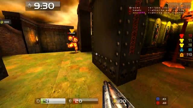 Quake Live: QL TDM - dm14 [ae vs qb] [POV: Freiya] [720p]