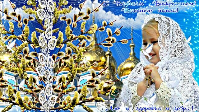 С Вербным Воскресеньем 1!!! Весеннего тепла в душе от Киностудии Мудрого Кота Тимофея!
