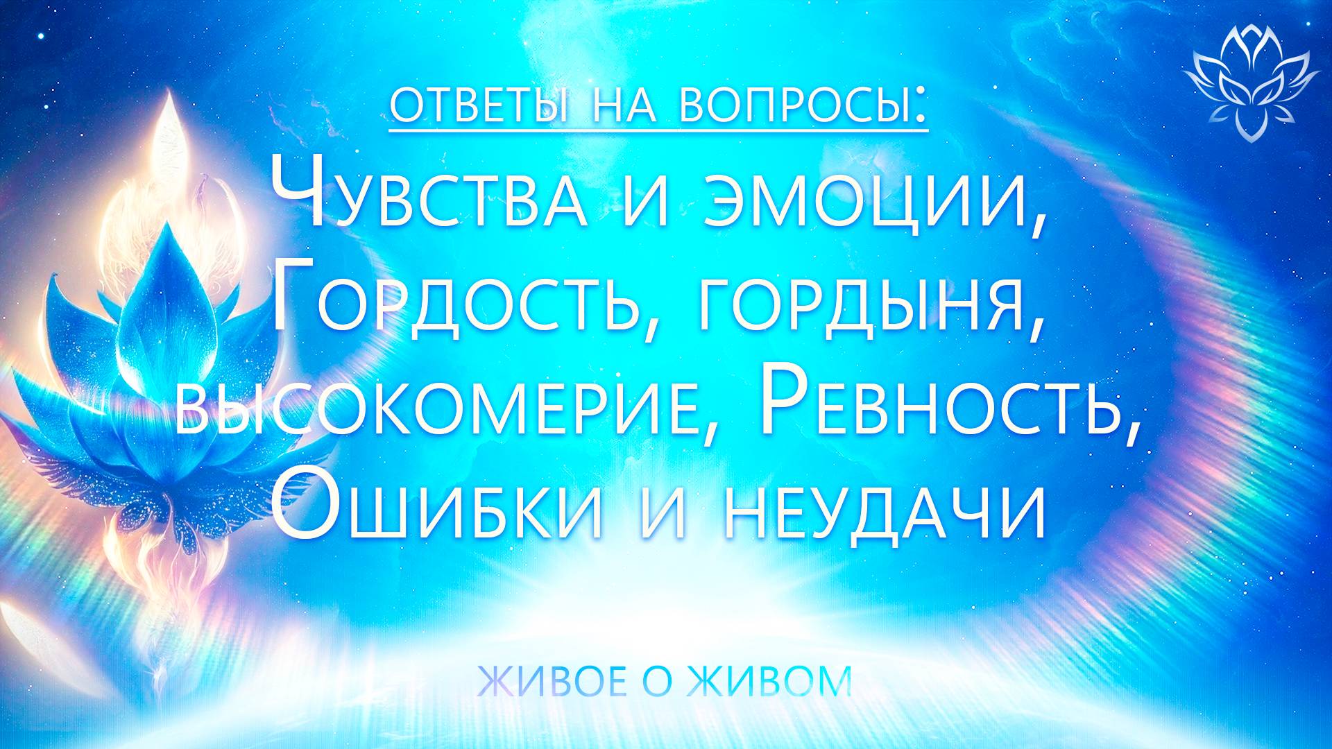 Ответы на вопросы - эмоции и чувства, гордыня и другие