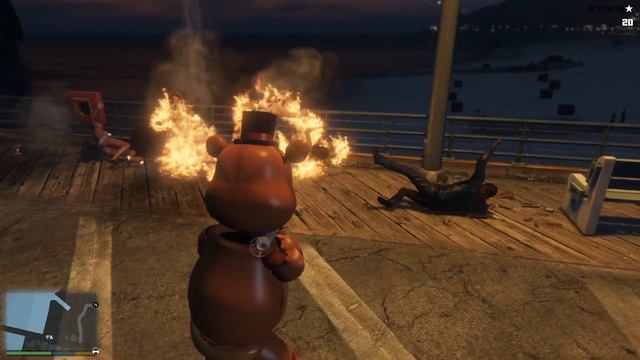 GTA 5 МОДЫ - АНИМАТРОНИКИ (ФНАФ) НА ШОУ ФЕЙЕРВЕРКОВ! ОБЗОР МОДОВ (ГТА 5 MODS)
