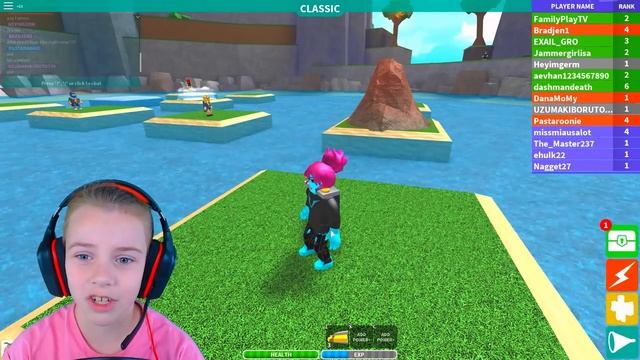 Family Play TV -  ГИГАНТСКИЙ ОСЬМИНОГ РОБЛОКС видео ДЛЯ ДЕТЕЙ игра Роблокс
