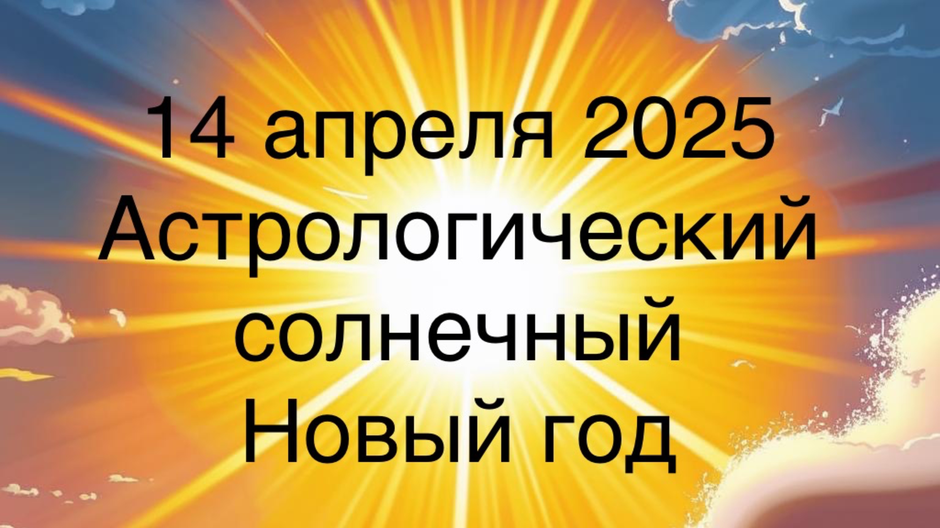 Солнце в Овне с 14 апреля по 14 мая 2025. Астрологический Новый год.