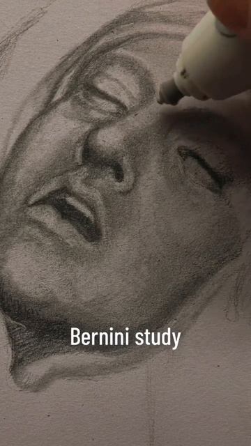 Bernini Study in my Sketchbook #art