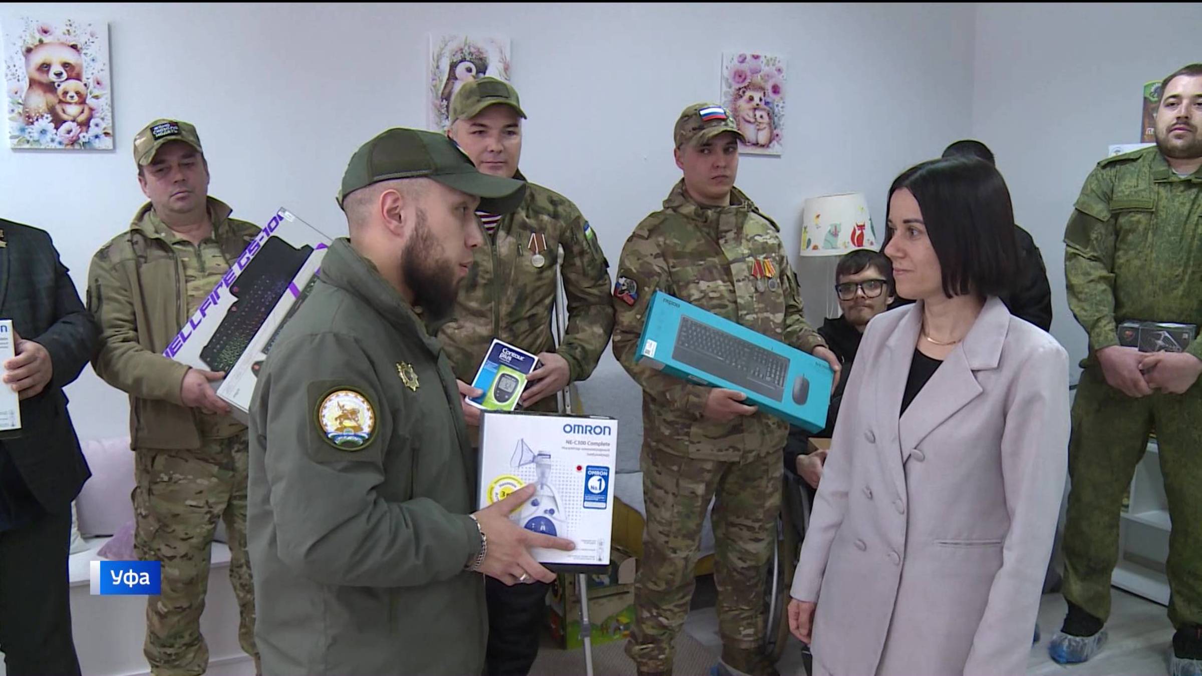 Ветераны СВО посетили республиканский дом ребёнка в Уфе