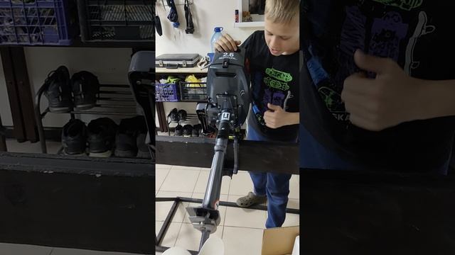 Мотор рыбака💪🙂 лодочный мотор Baikal 2.6 #отдых #снасти #рыболовный #река #волга #ахтуба #рыбалка