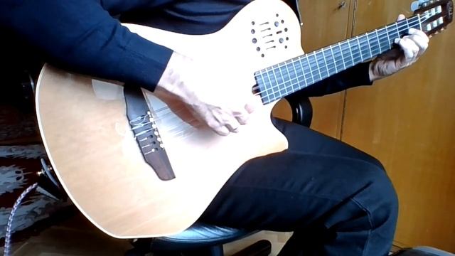 Звёздочка моя ясная (Цветы) на гитаре