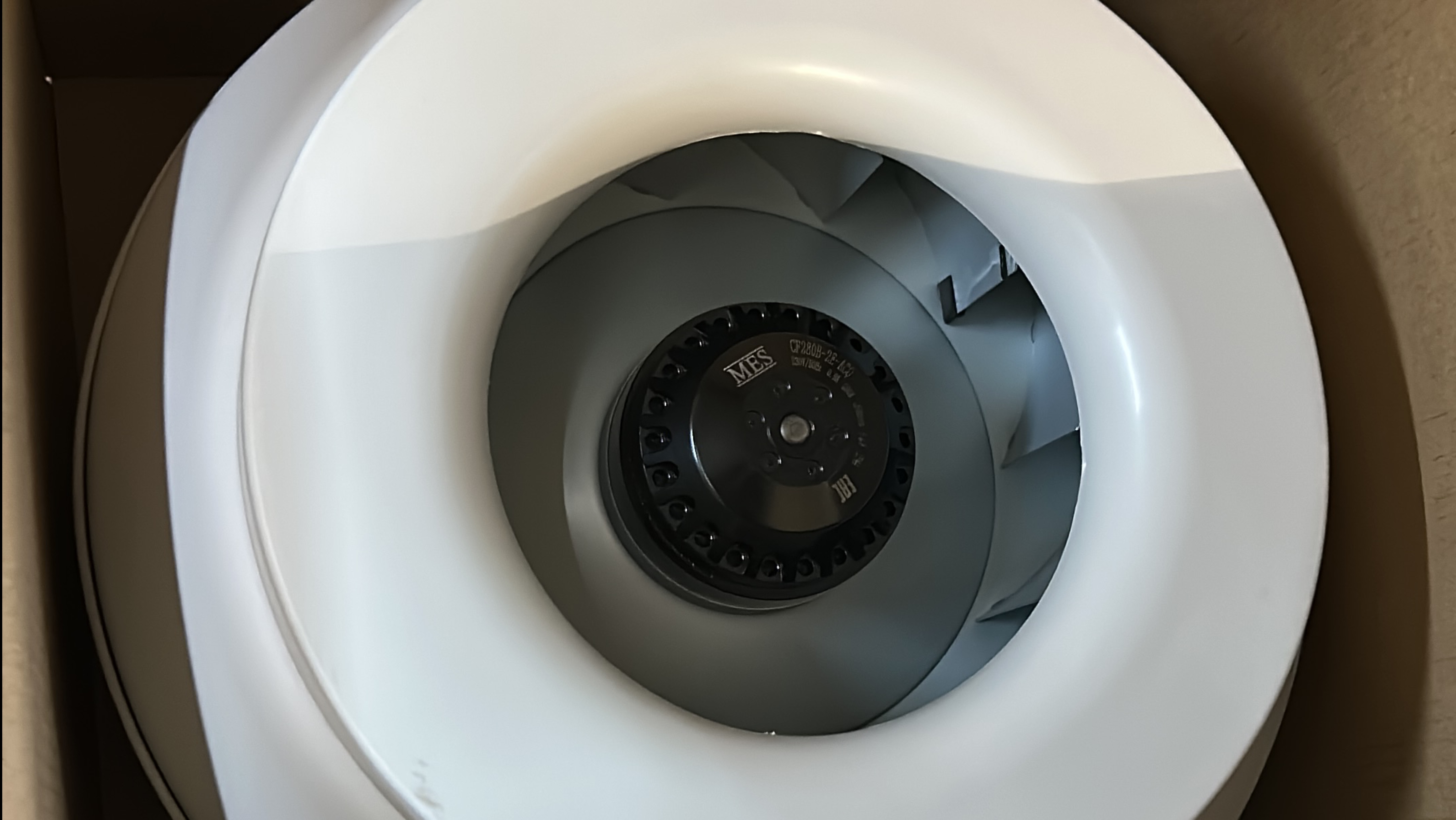 Сборка круглого канального вентилятора VINT 250