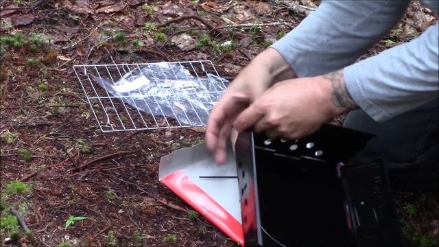 DOLLAR STORE FOLDING, BACKPACKABLE , COMPACT BBQ
