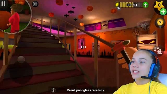 Family Play TV -  ГИГАНТСКАЯ МИСС ТИ Злая Учительница Scary Teacher 3D