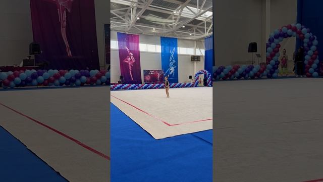 Соревнования по Худ Гимнастике. Гимнастка Алиса Стебунова.