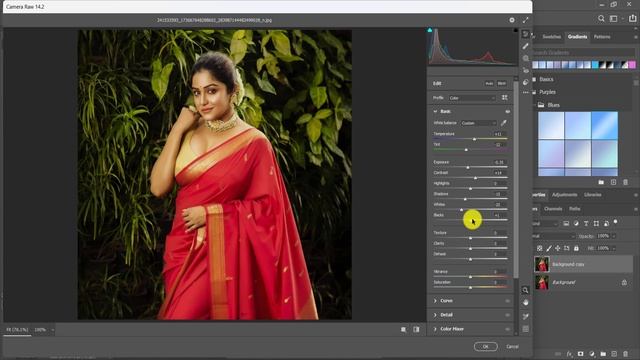 HDR Camera Raw Trick Black Tone Photo Editing Tutorial | Photoshop cc Background Colour Change